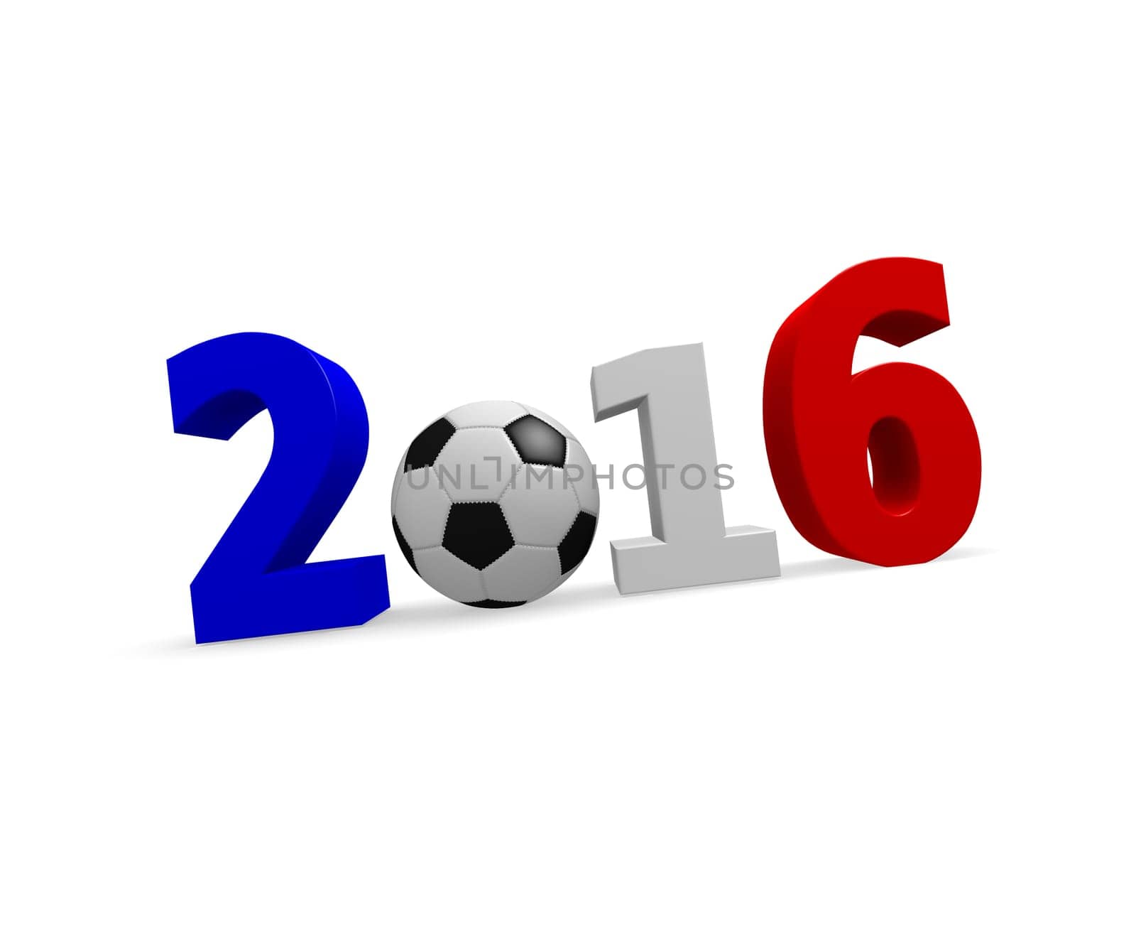 3d Soccer competition concept 2016 in France