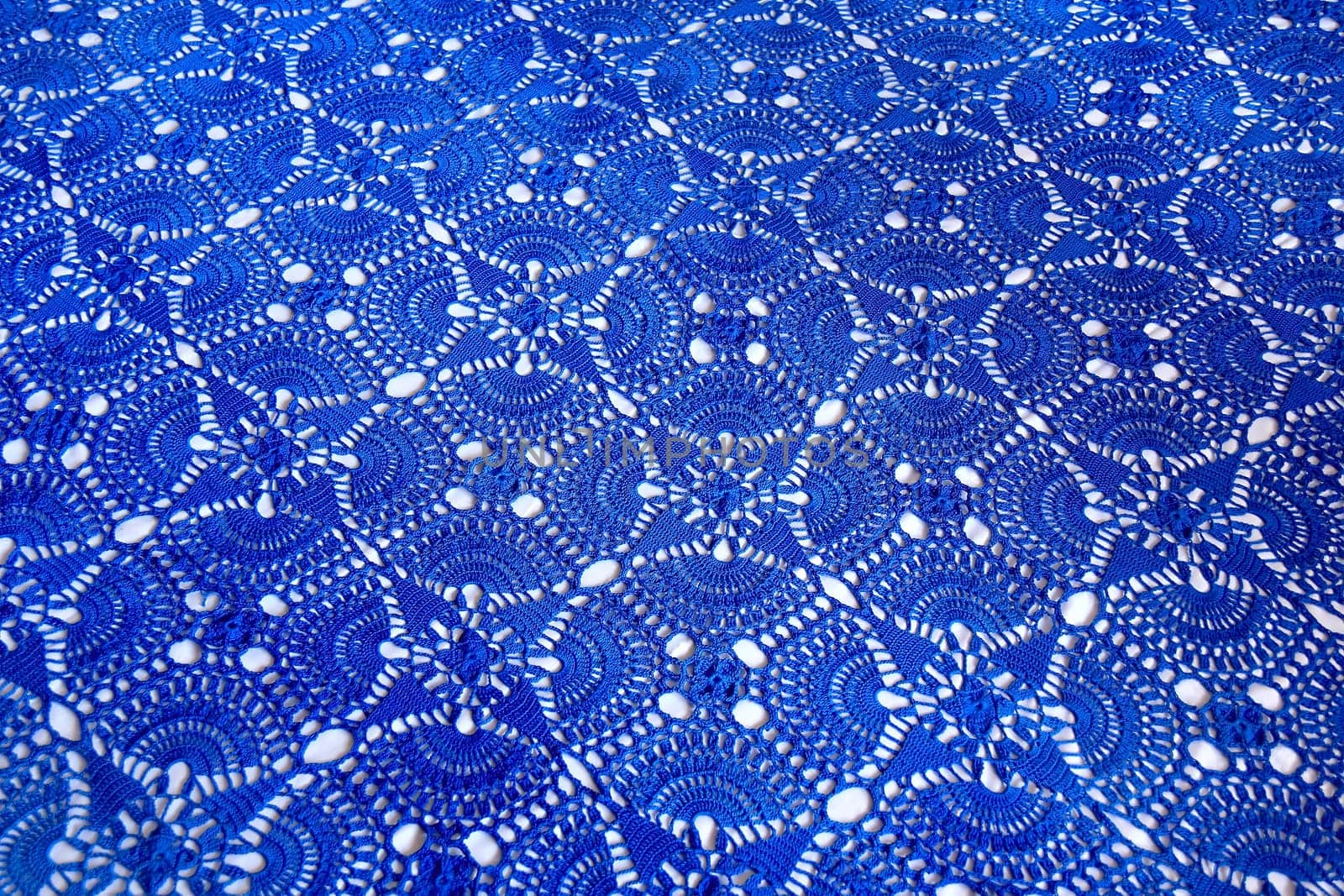 Image of beautiful dark blue background textile