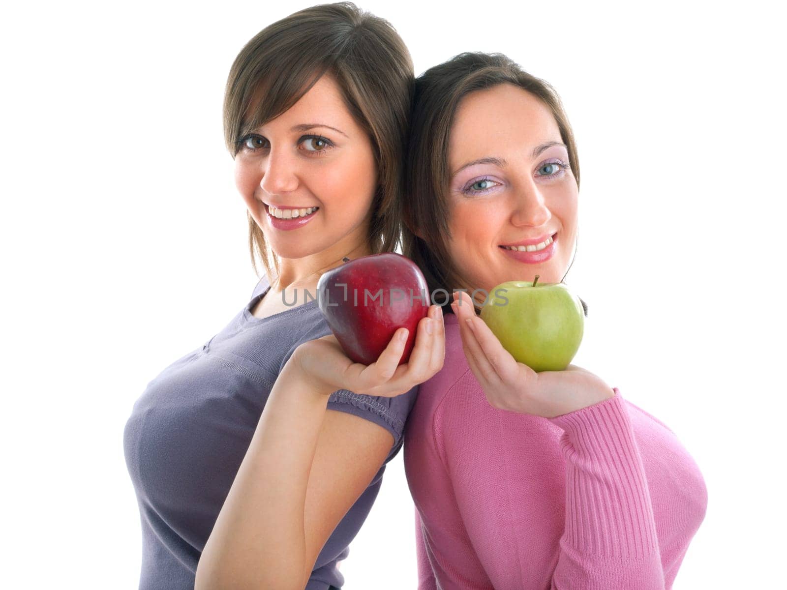 Females with apples