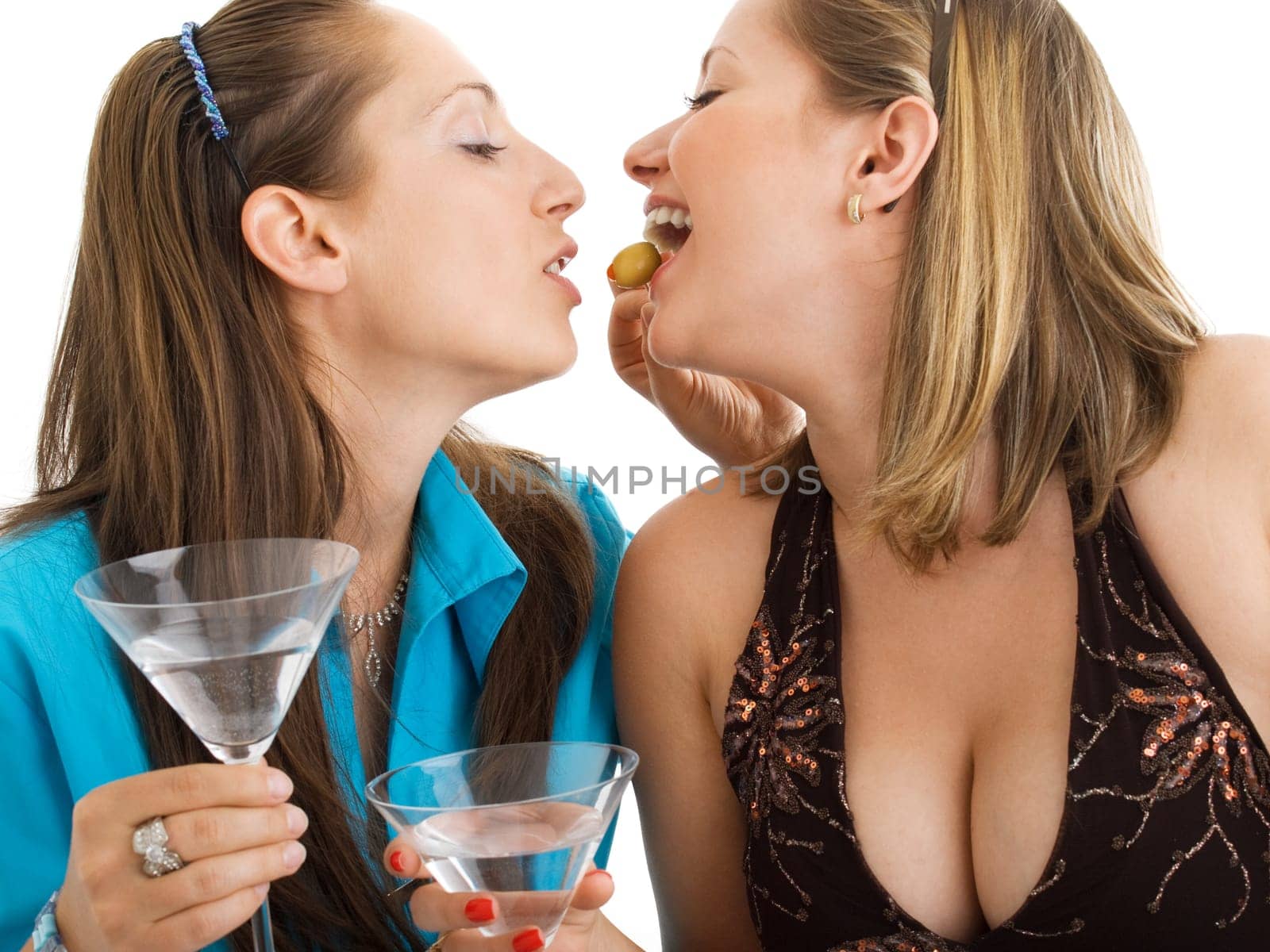 Women with martini