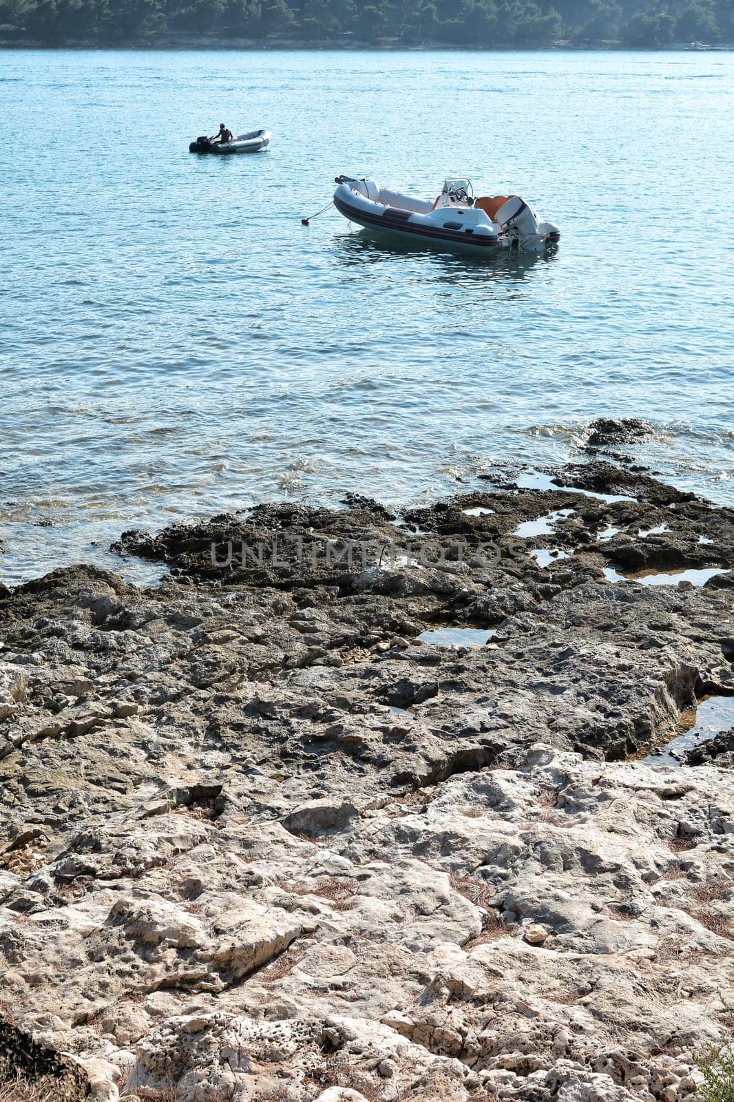 Coast of Medulin on the Adriatic Sea in Croatia