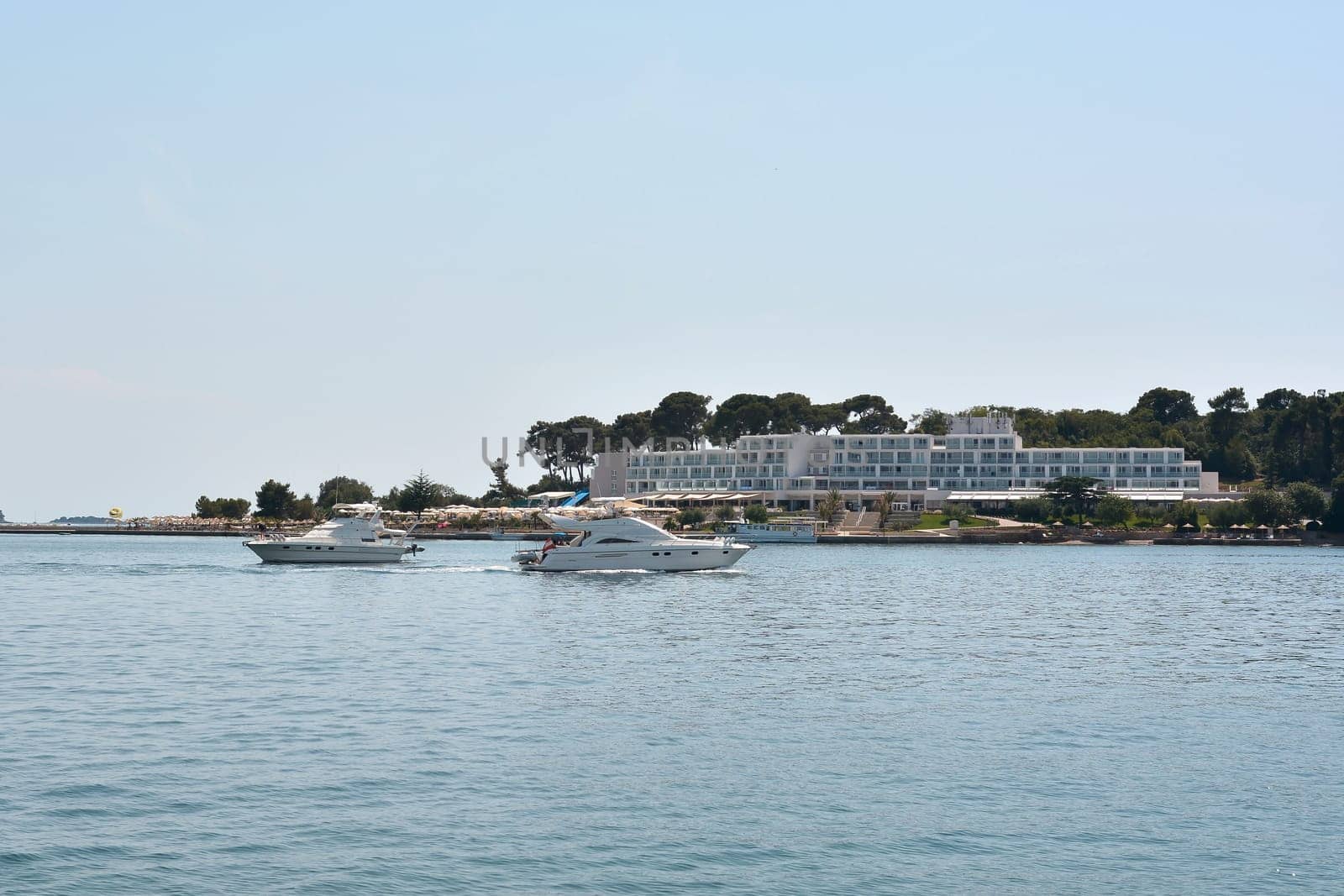 Island of Sveti Nikola off the coast of Porec in Croatia