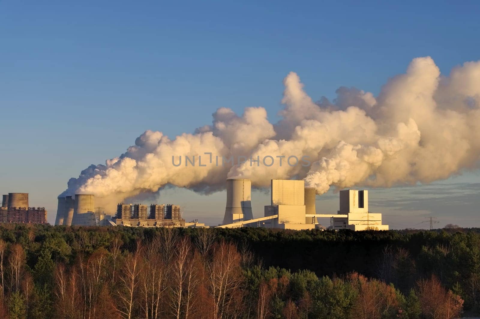 modern Boxberg power plant - the modern power plant Boxberg