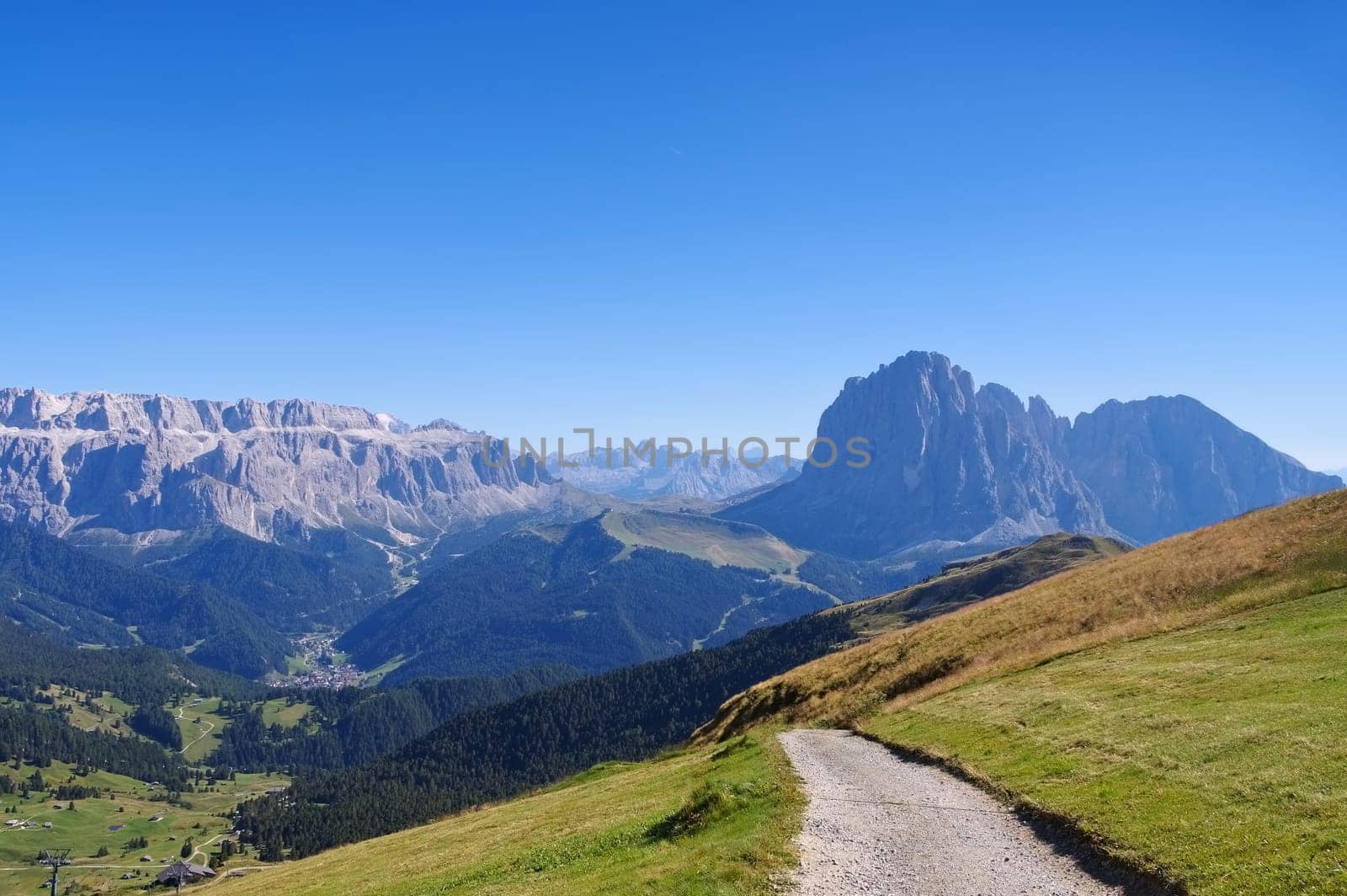 Sella Group in the Italian Dolomites - Sella group mountains in italian Dolomites