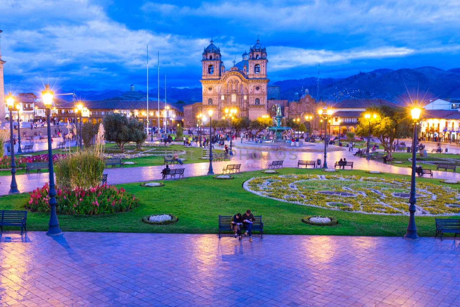 View of Cuzco cathedral church