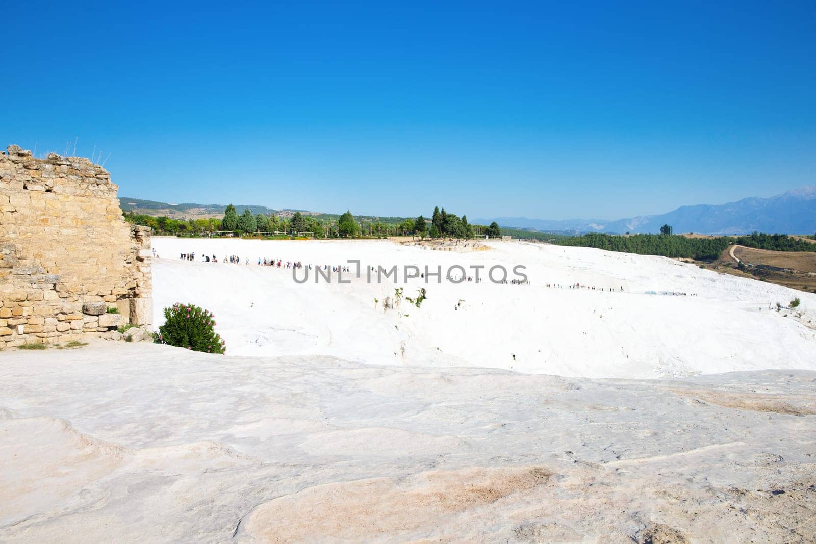 Pamukkale, natural site in Denizli Province in southwestern Turkey