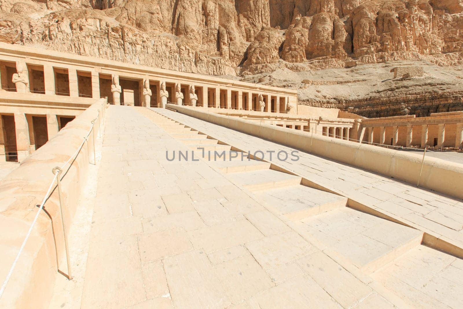 The temple of Hatshepsut near Luxor in Egypt