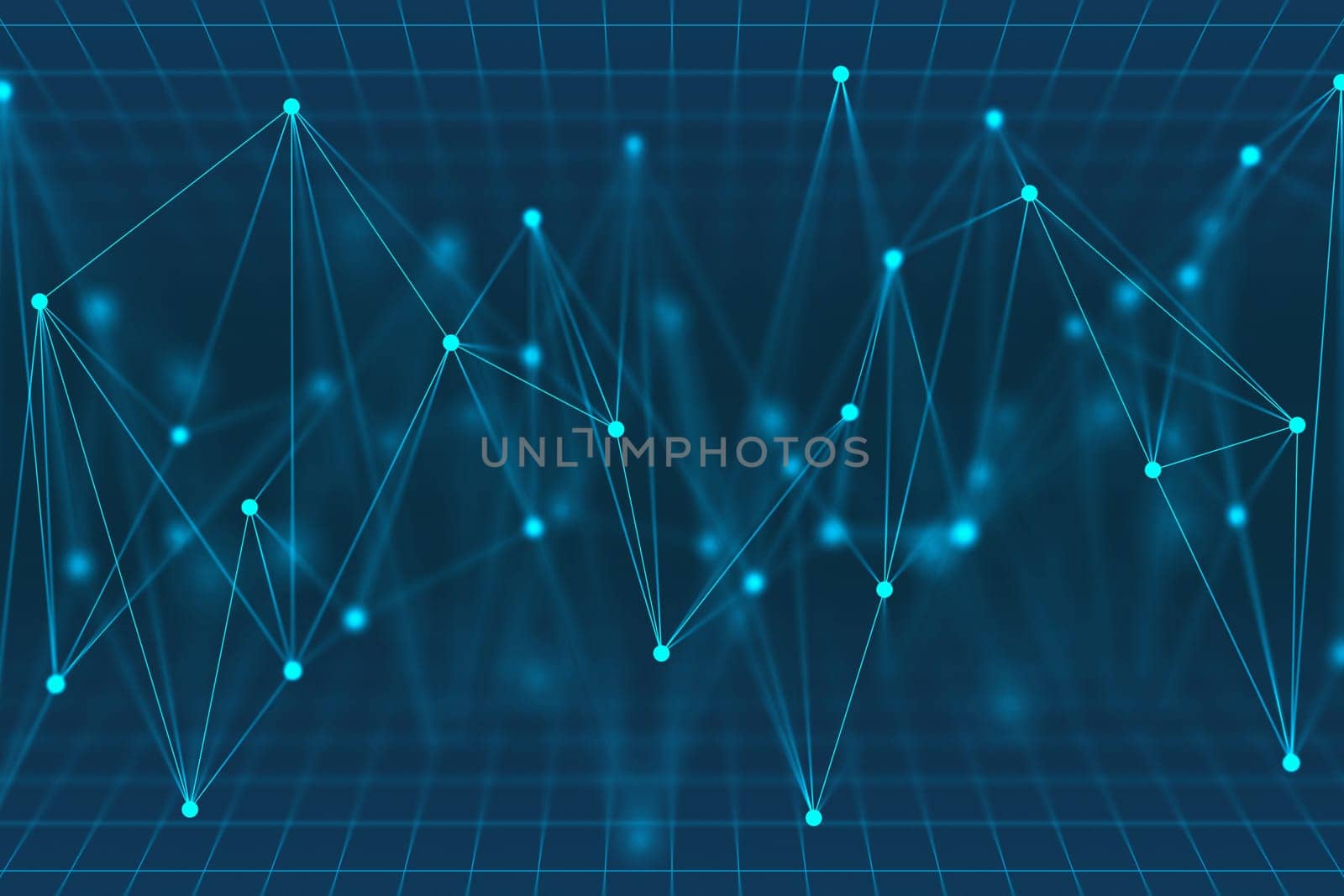 Abstract background with dots connected. Image concept of technology to use as background.