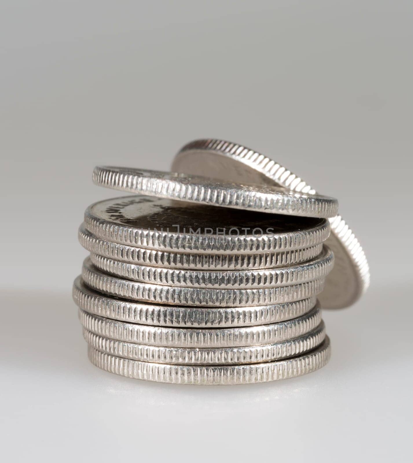 Pile of Swedish One Krona