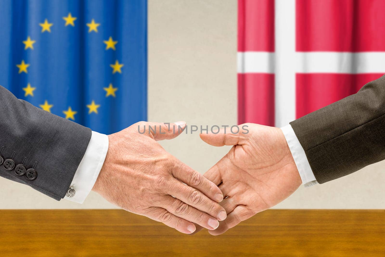 REPRESENTATIVES of the EU and Denmark reach out