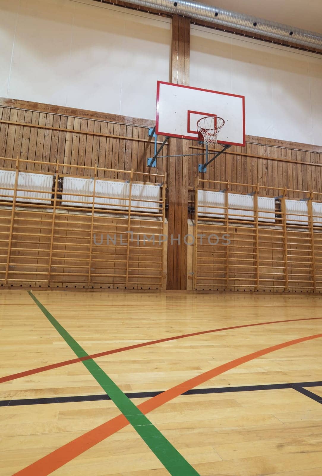 View from center court in old gymhall