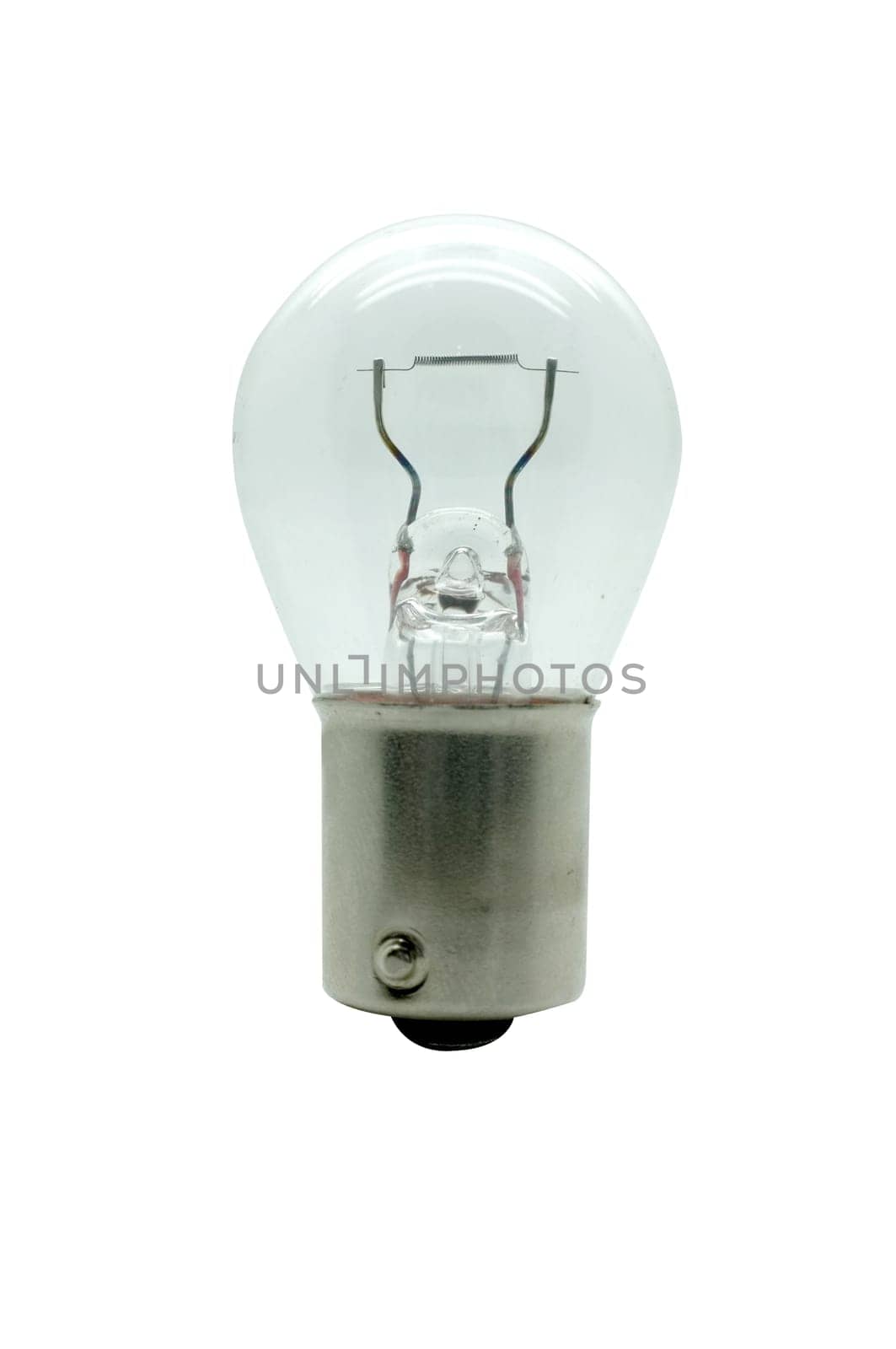Light bulb isolated on white background