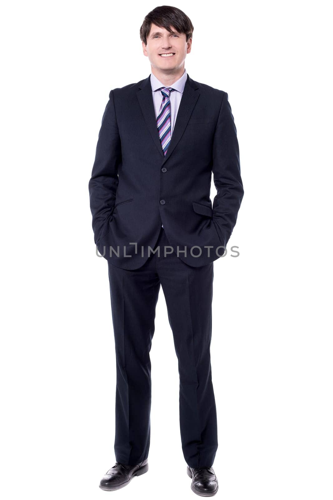 Full length picture of a successful businessman