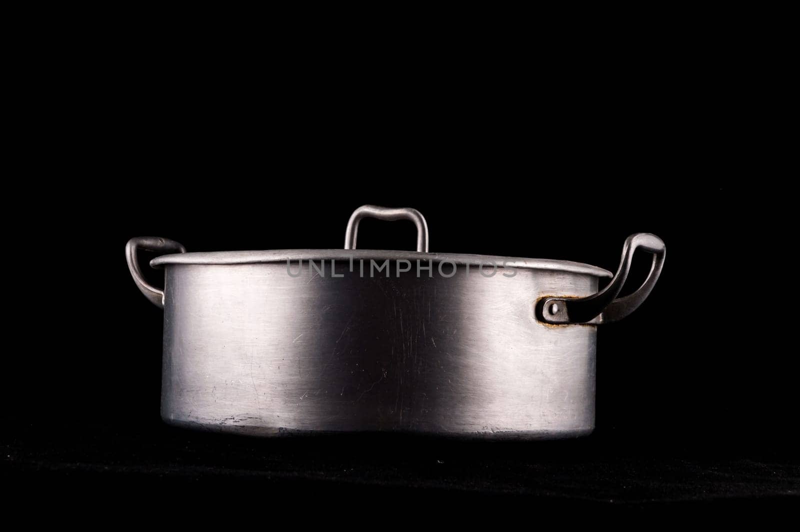 Picture of an Old Vintage Aluminium Pot