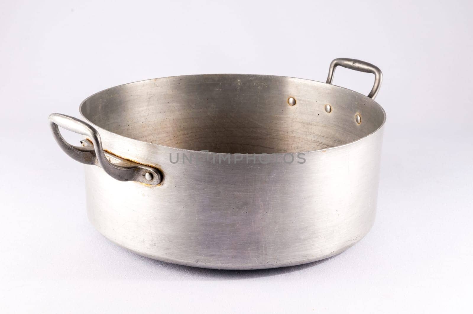 Picture of an Old Vintage Aluminium Pot