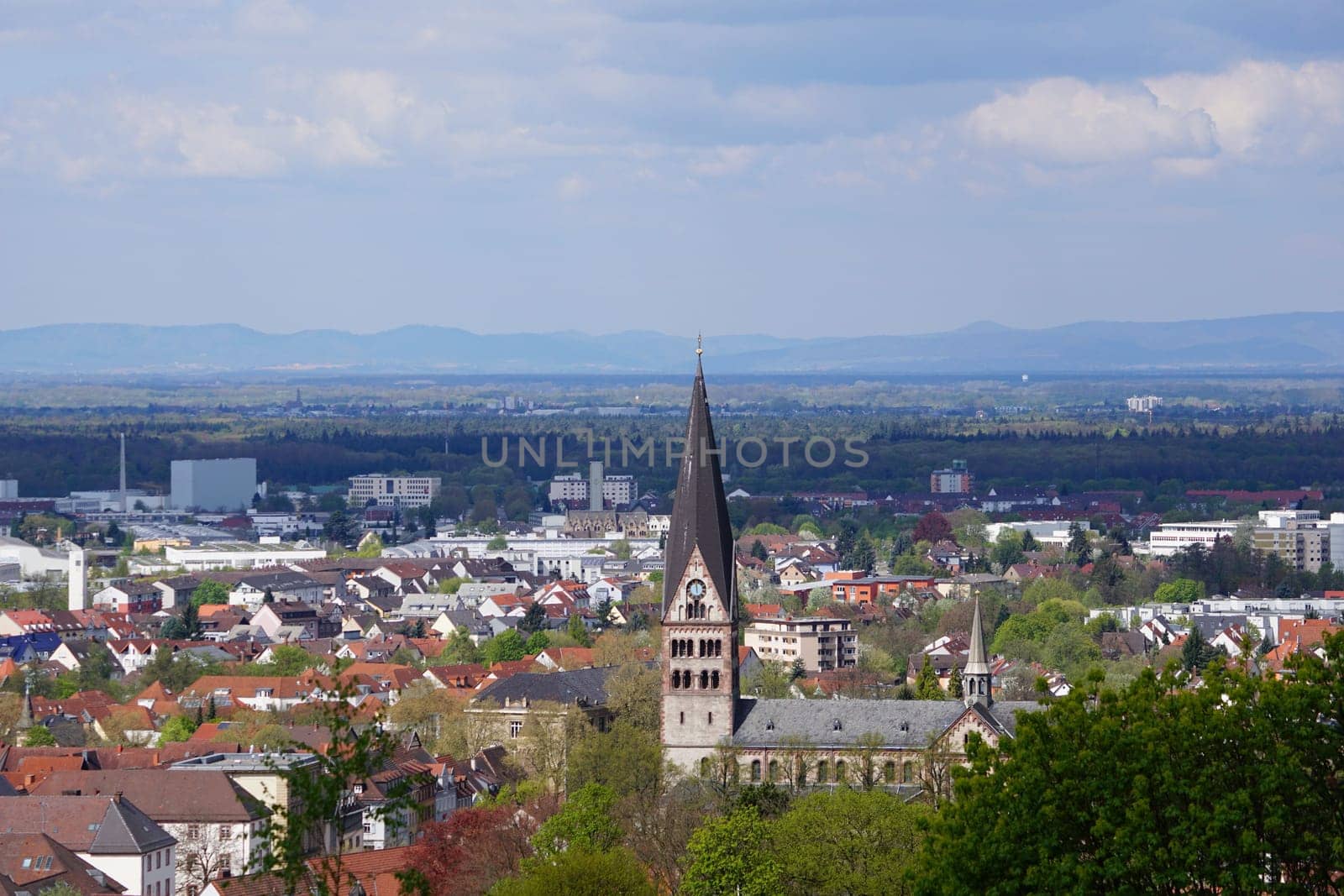 Panoramic view of Ettlingen