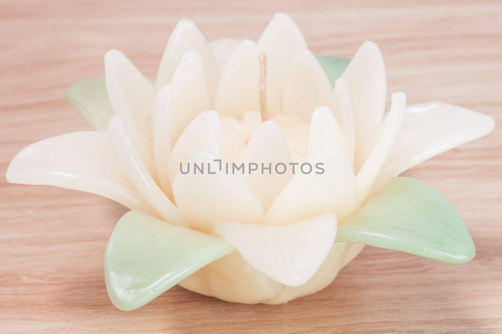 Close up of flower candle, stock photo