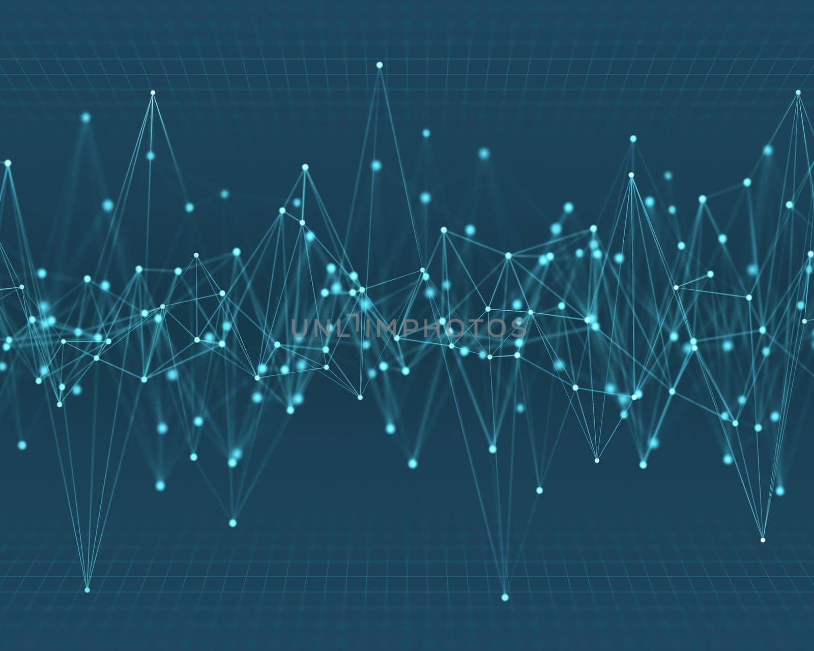 Abstract background with dots connected. Image concept of technology to use as background.