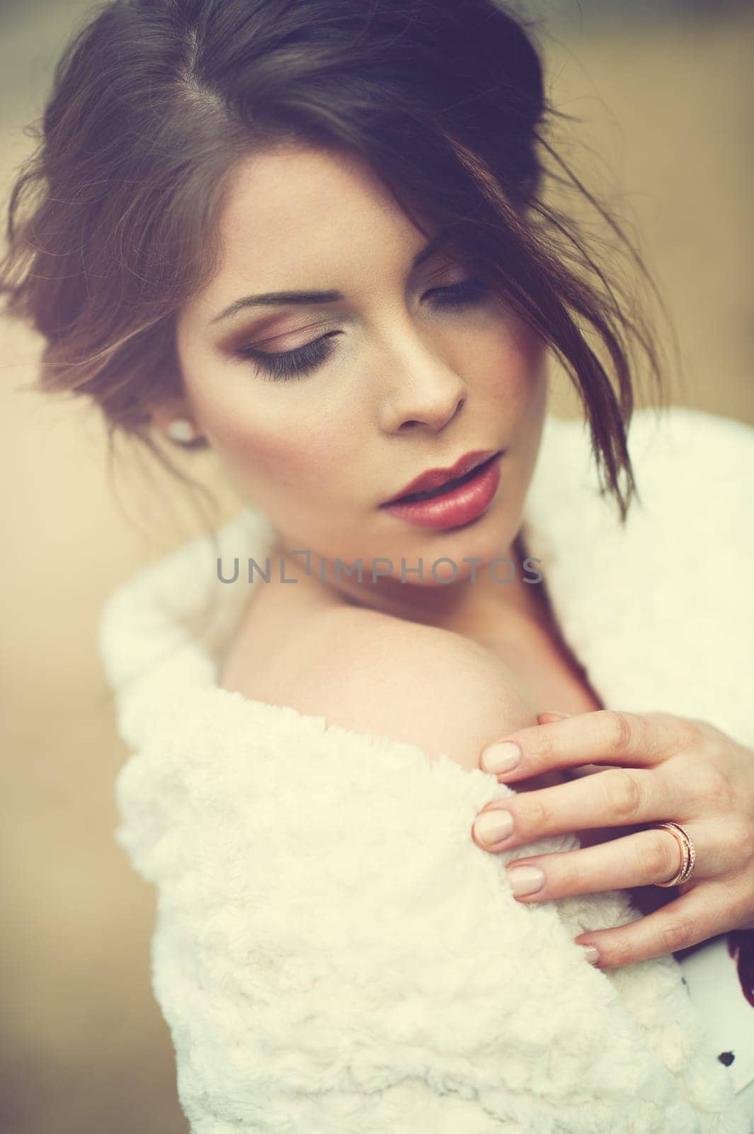 Portrait of an attractive,sensual woman