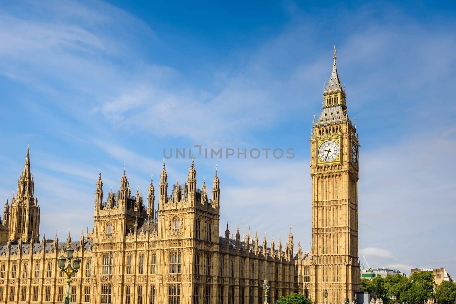Big Ben Clock Tower and House of Parliament, London, England, UK
