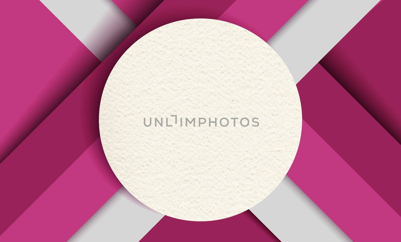 Material design abstract background template, paper texture circle badge with colorful geometric shapes. EPS10 vector.