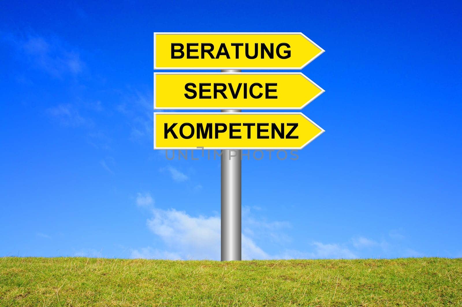 Sign postsigns: Consulting service competence