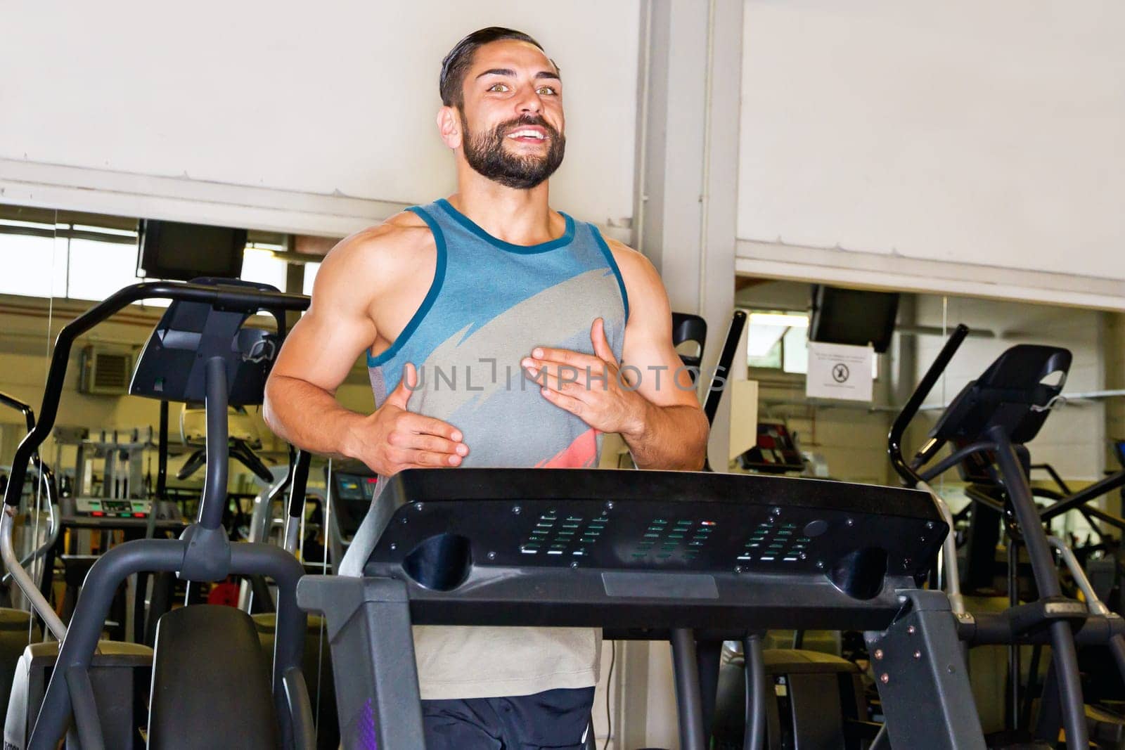 Man on the treadmill