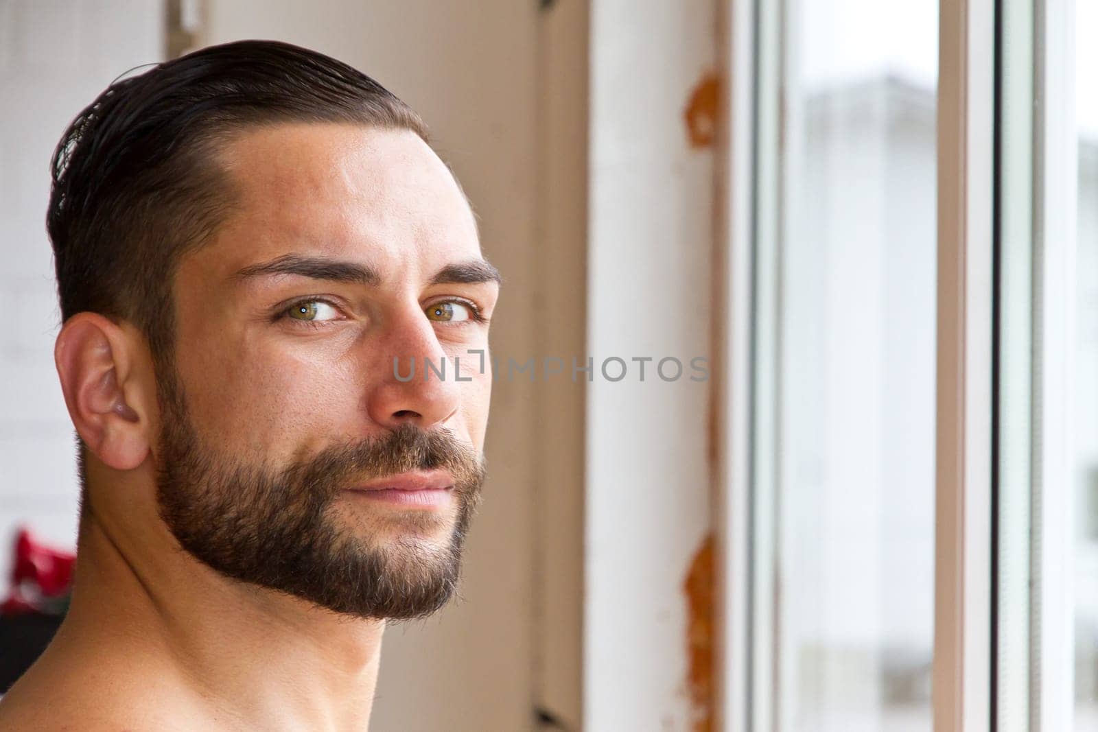 Portrait of an athletic man