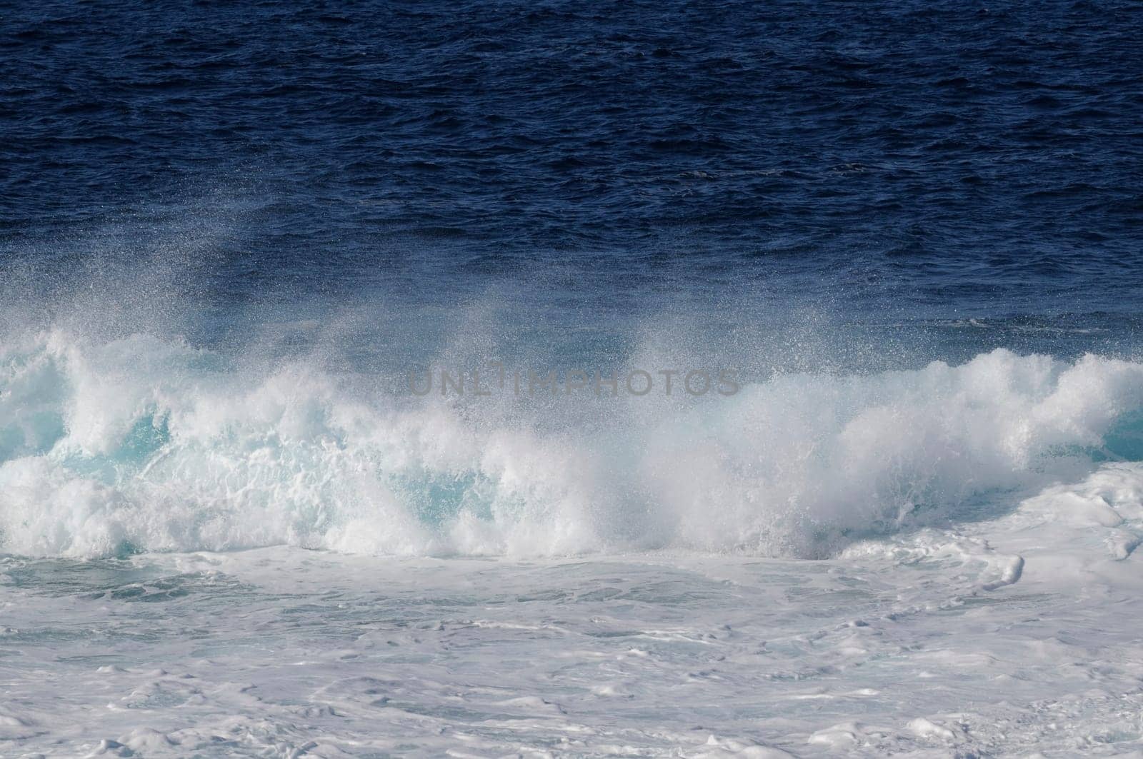 Atlantic ocean at the island lanzarote
