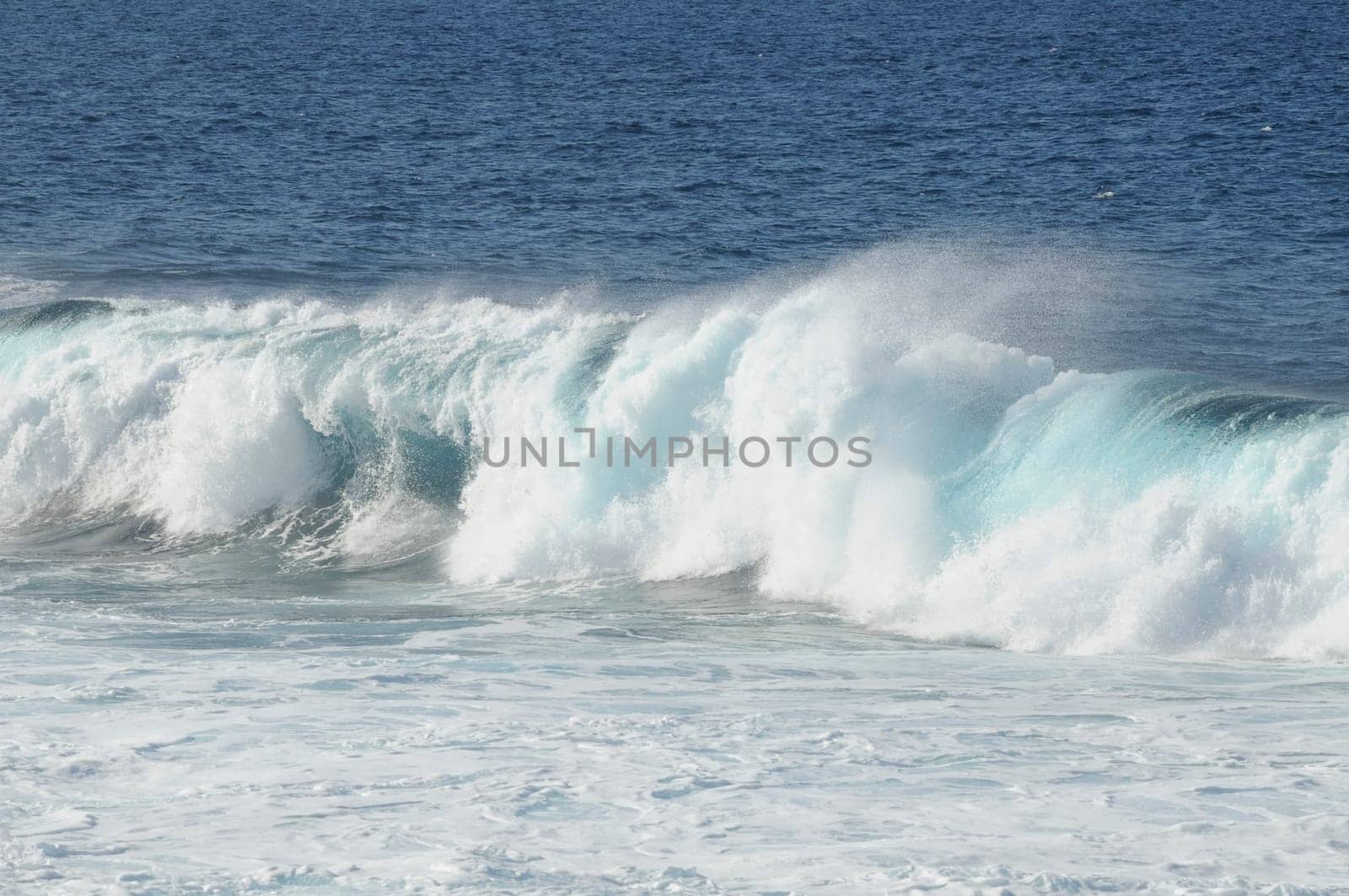 Atlantic ocean at the island lanzarote