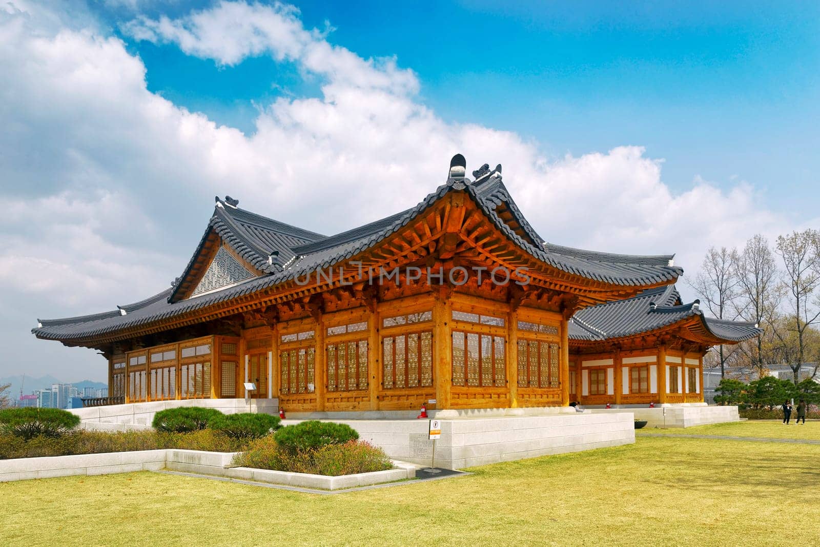 The building in Changdeokgung Palace, Seoul, South Korea