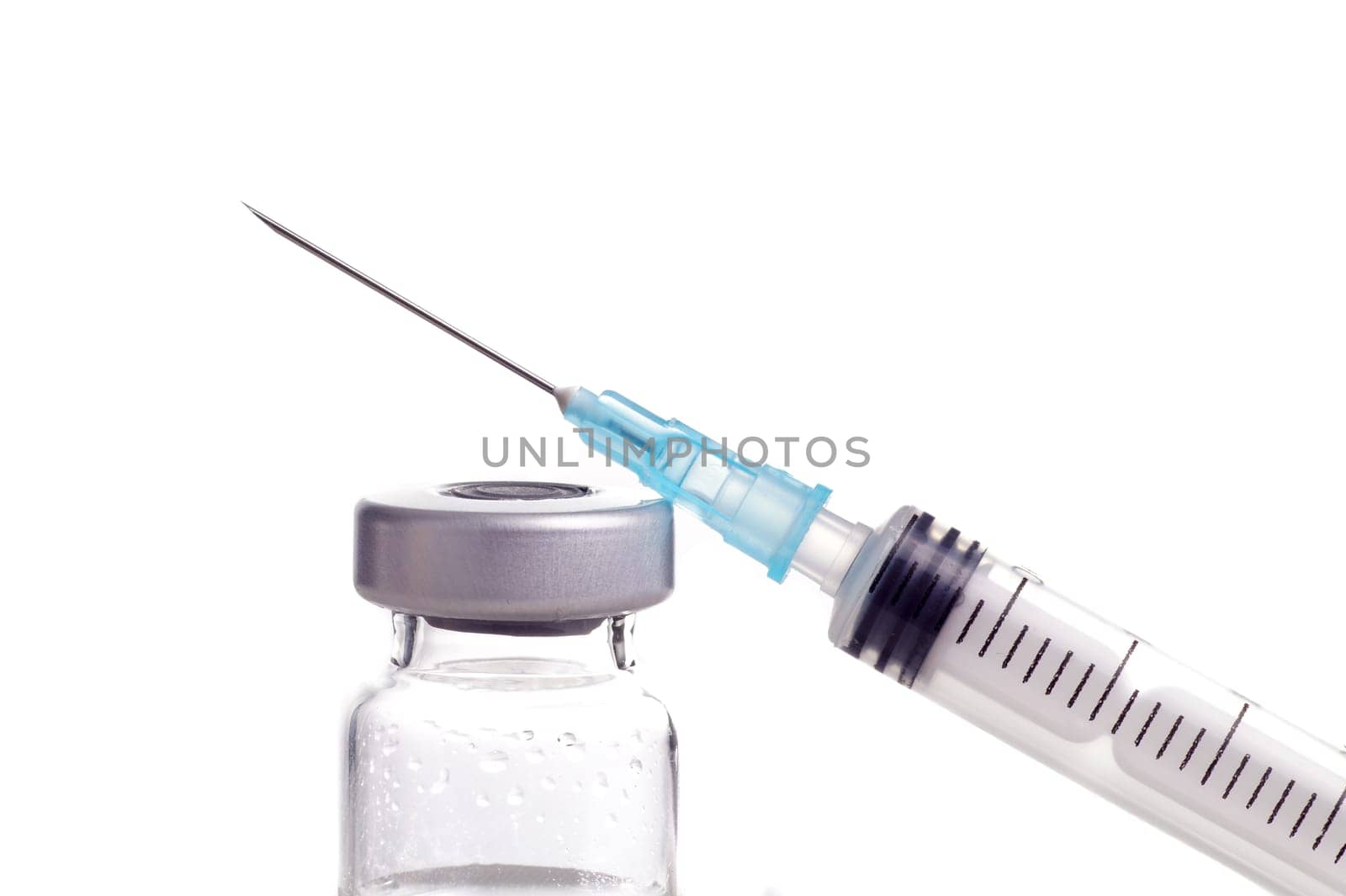 Medicine in vials with syringe, ready for vaccine injection , Cancer Treatment , Pain Treatment and can also be abused for an illegal use