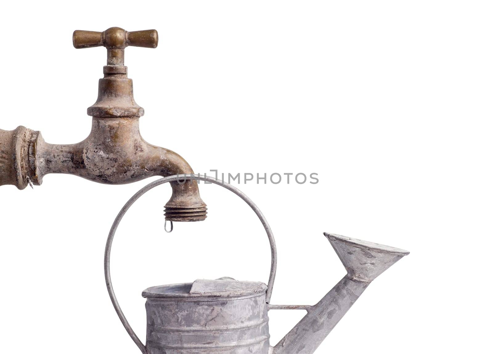 water dripping out of the water jug