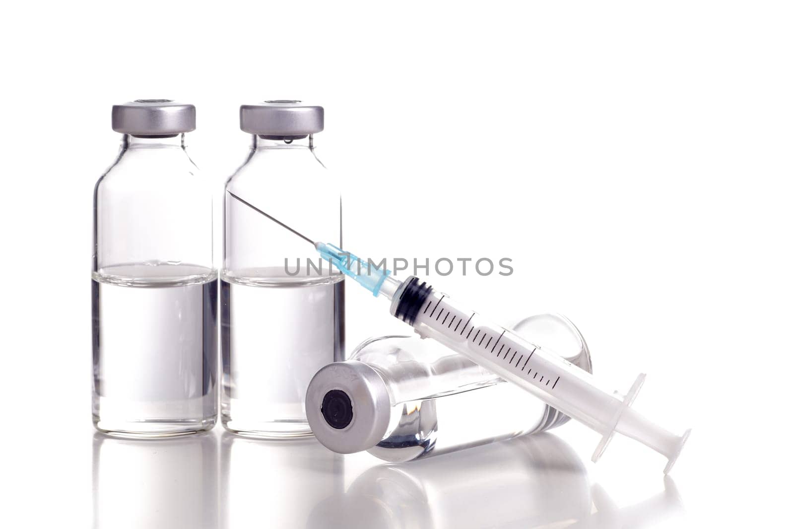 Medicine in vials and syringe , ready for vaccine injection , Cancer Treatment , Pain Treatment and can also be abused for an illegal use