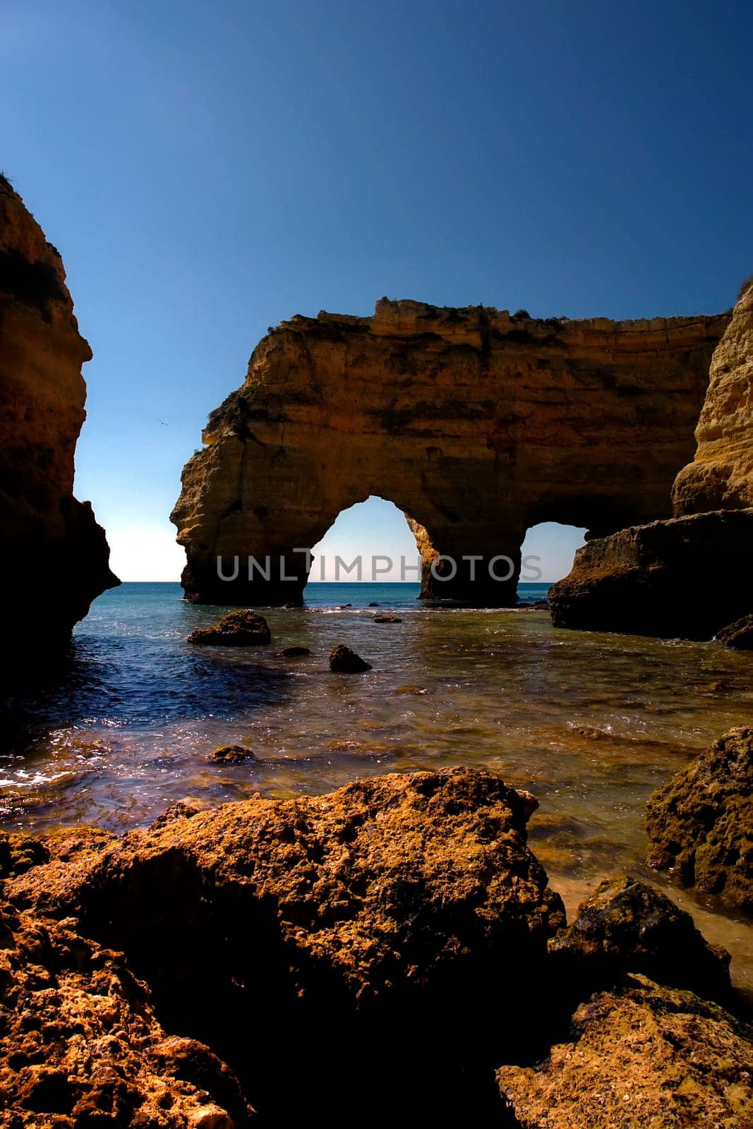 portuguese algrave beach in the south of the country