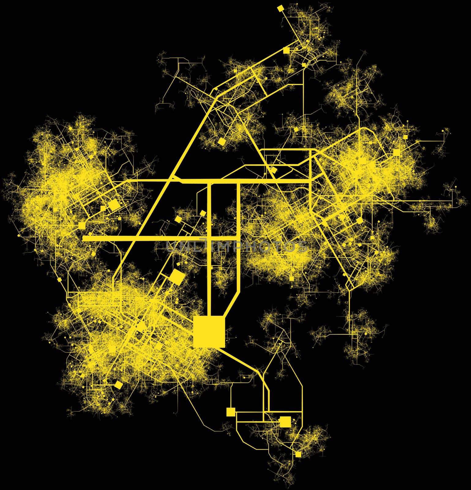 City Infrastructure Planning with Roads and Buildings