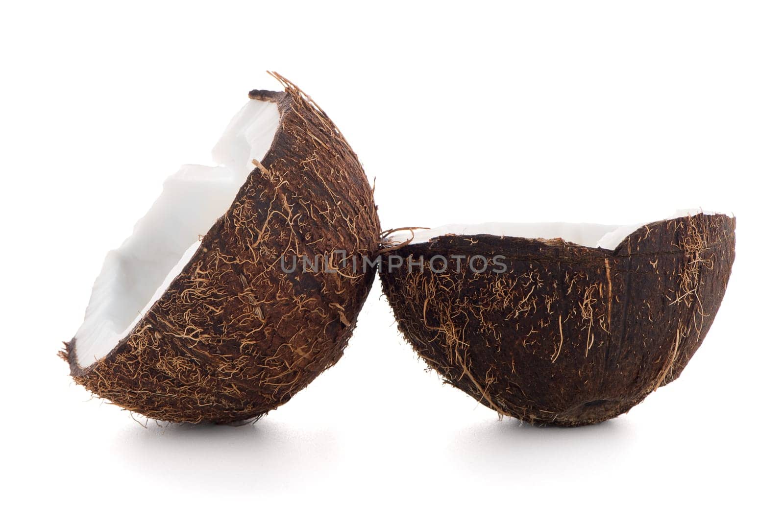 Coconut isolated on white.