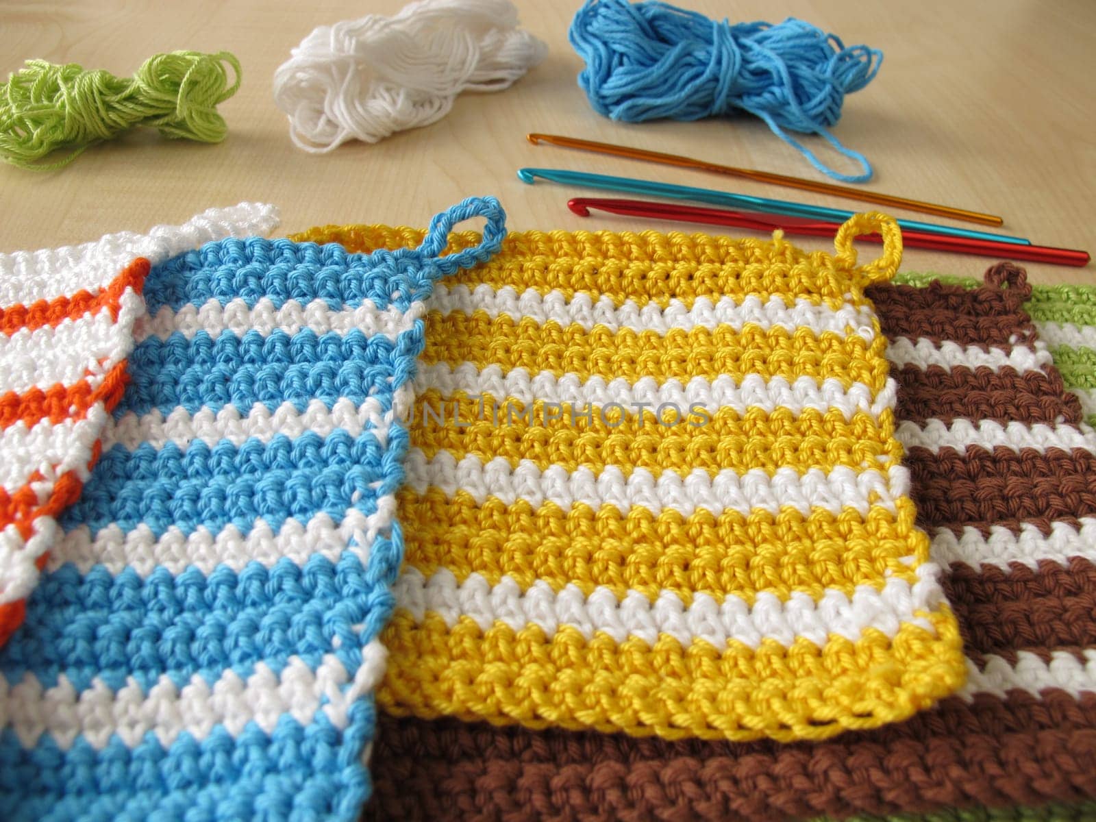 Crochet pot holders