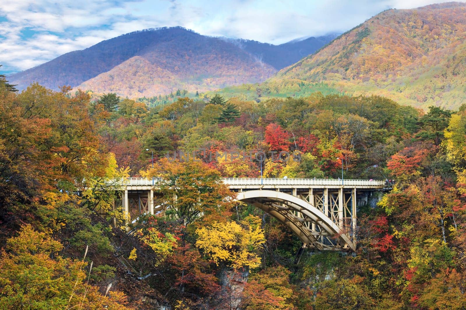 Autumn Colors of Naruko-Gorge in Japan for adv or others purpose use