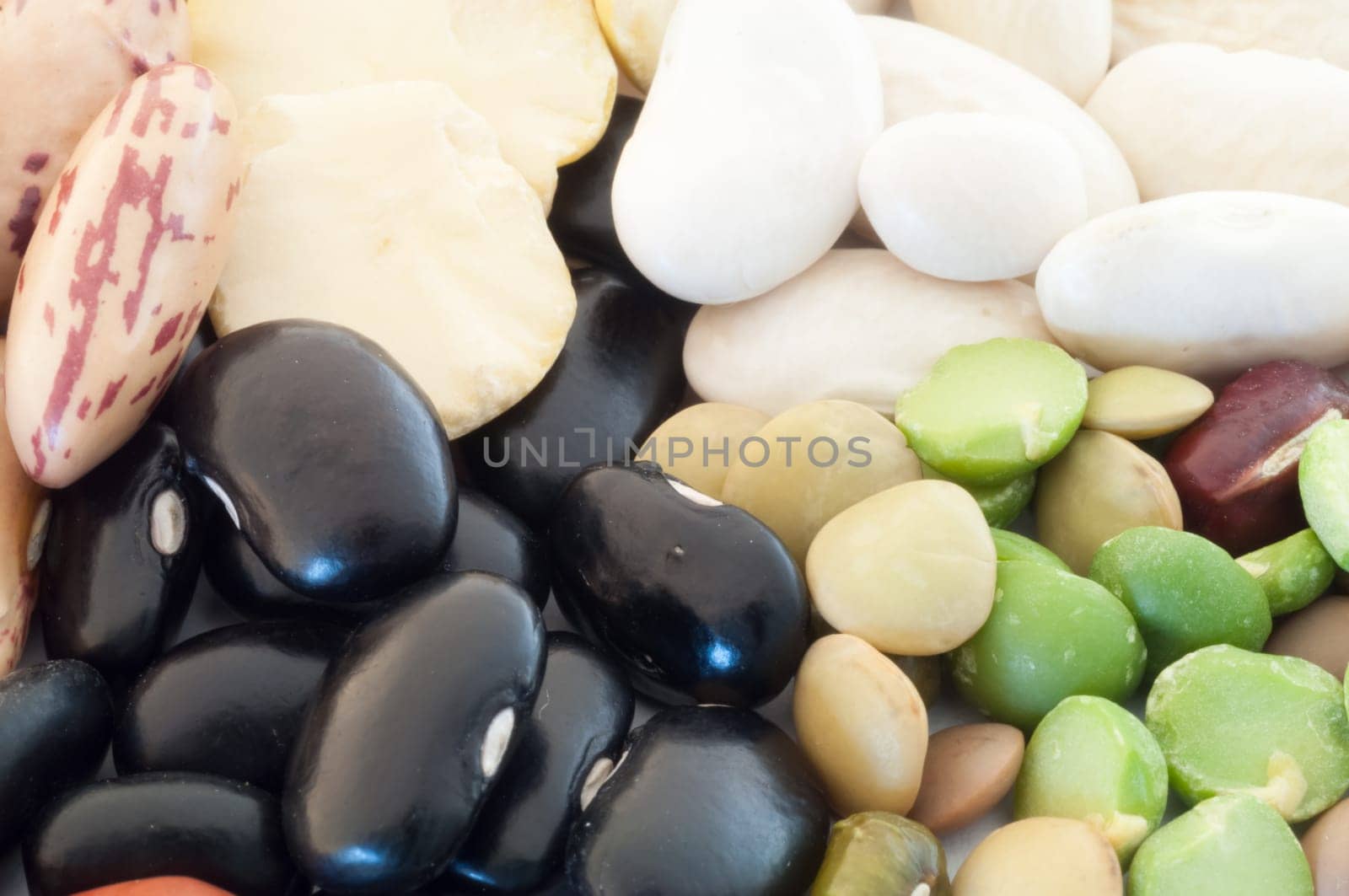 beautiful macro of italian colored vegetarian soup