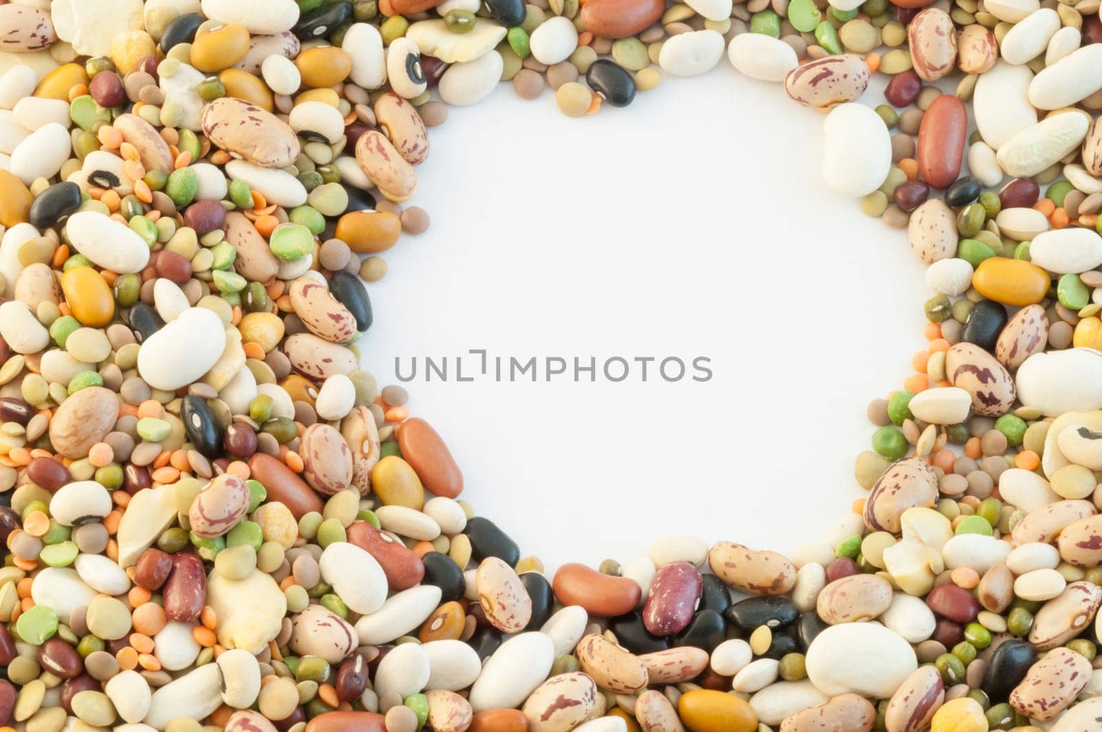 beautiful macro of colored italian pulse soup