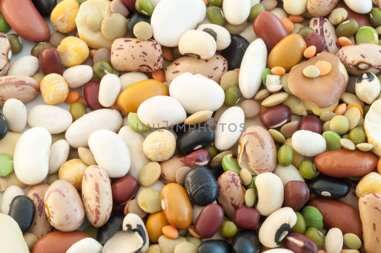 beautiful macro of colored italian pulse soup