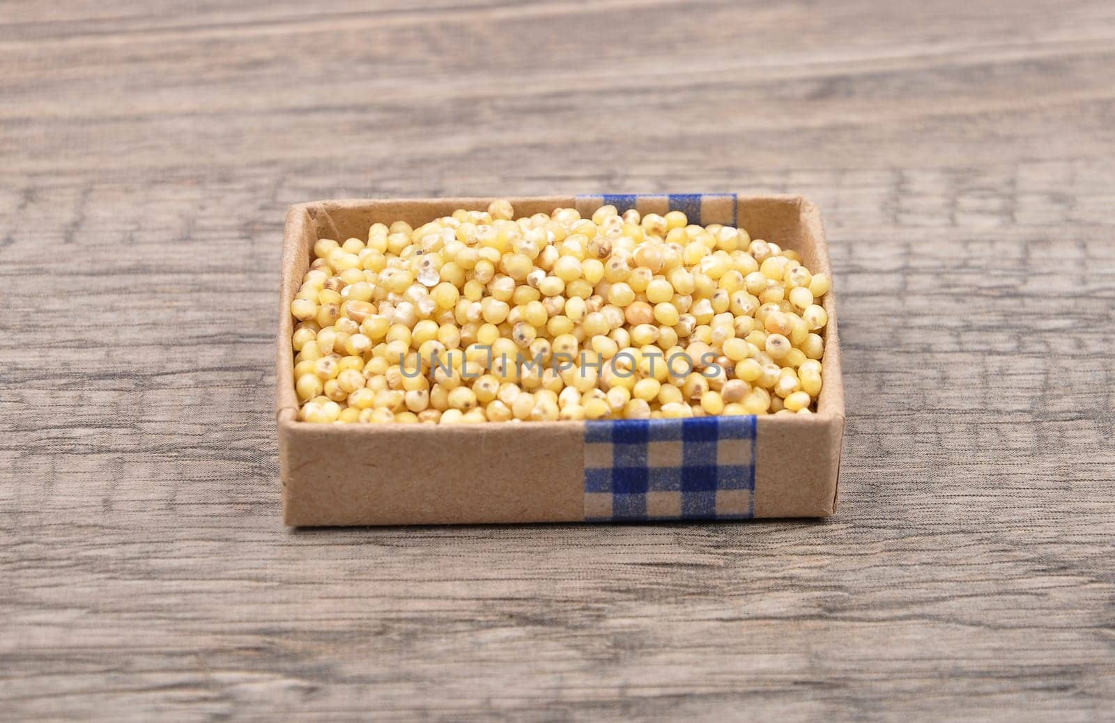 Millet on wood
