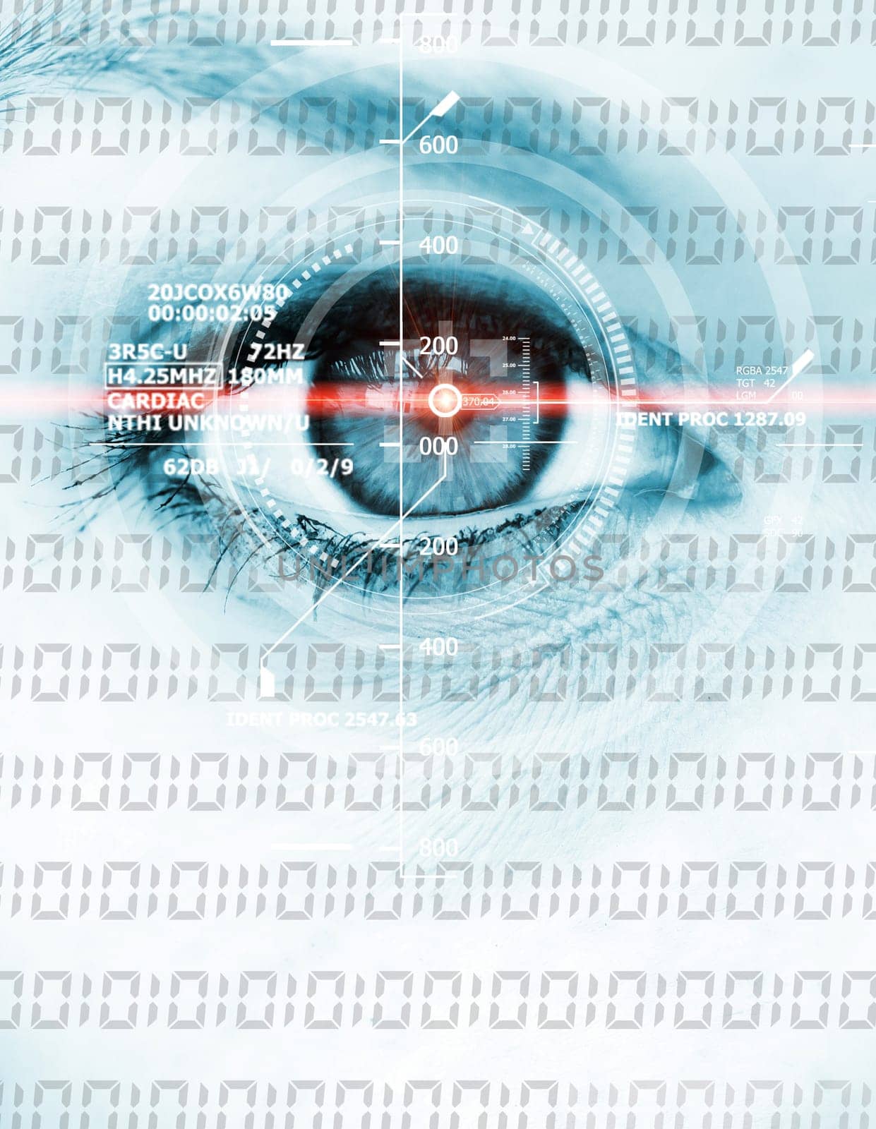 Digital binary eye
