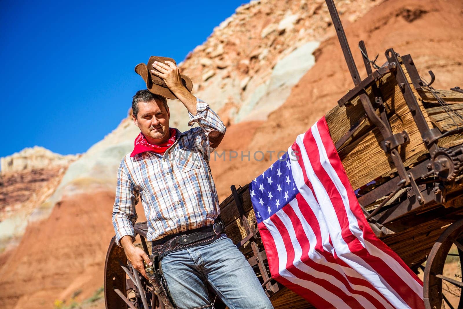 SOUTh WEST - A cowboy takes time to rest and reflect.