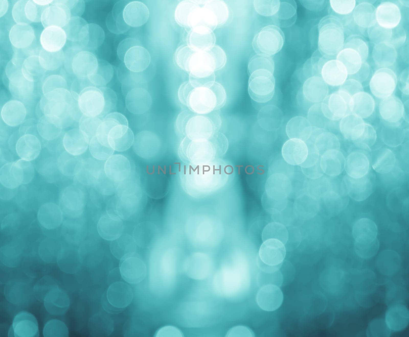 Bokeh turquoise color abstract background