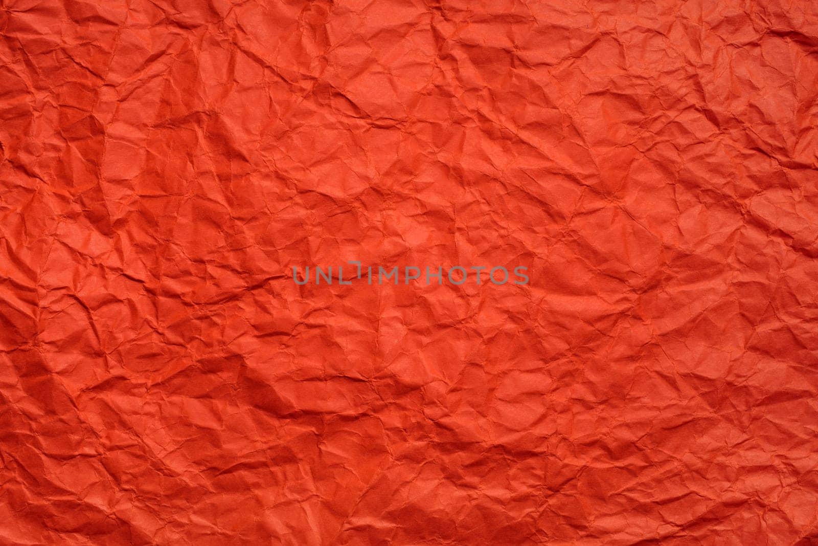 orange Crumpled paper background
