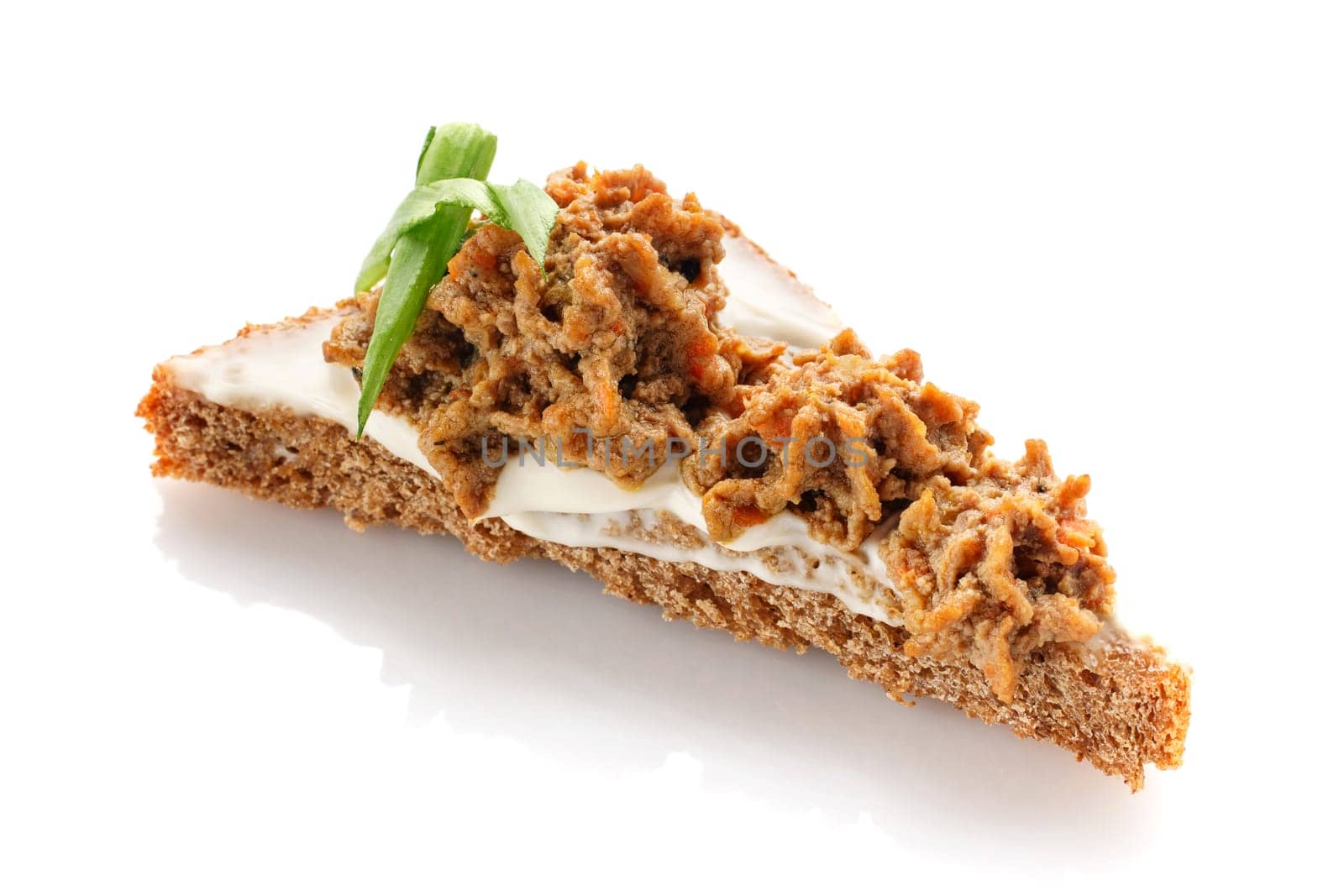 Delicious buffet,  Snack on the white background