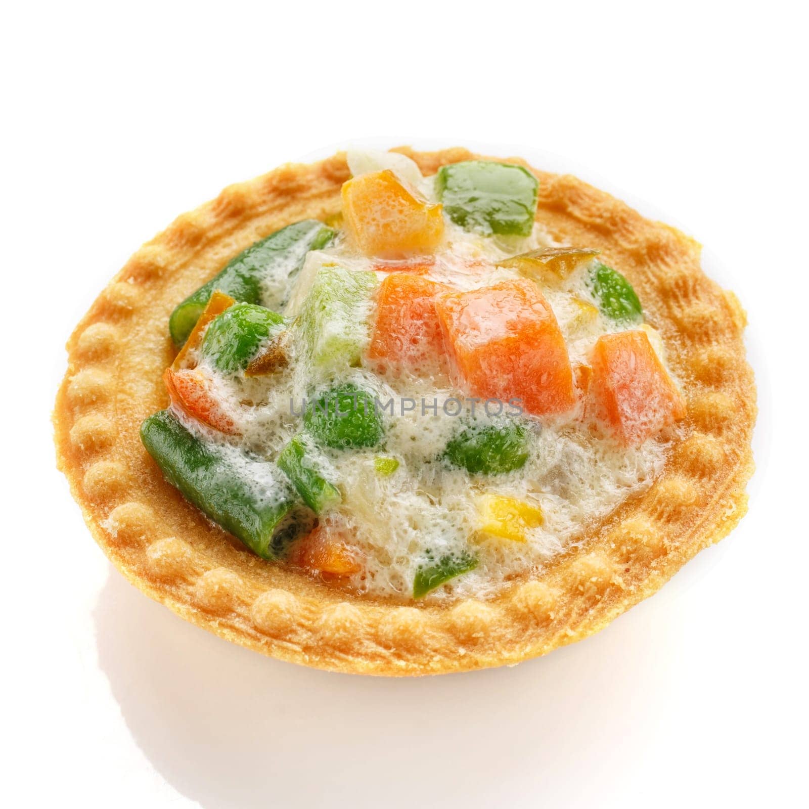 Delicious buffet,  Snack on the white background