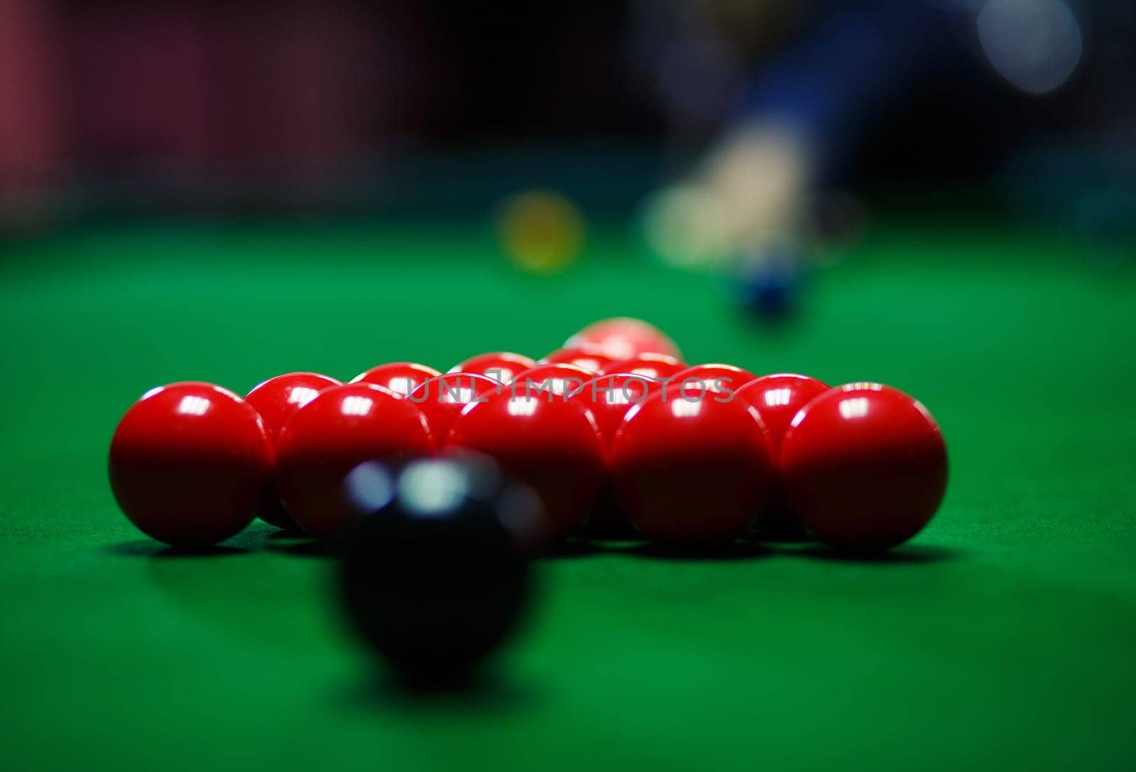 Ball and Snooker Player, man  play snooker